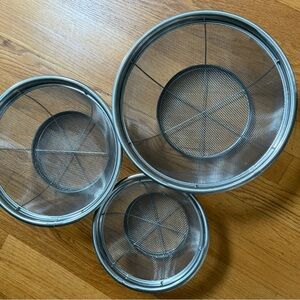 Pampered Chef Mesh Collander Set of Three